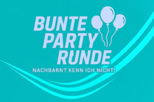 Bunte Party Runde