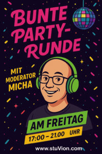 Bunte Party Runde